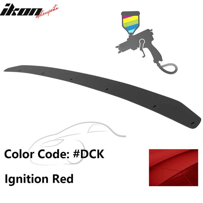 2015-2021 Subaru WRX OE Style Ignition Red Rear Gurney Flap Aluminum