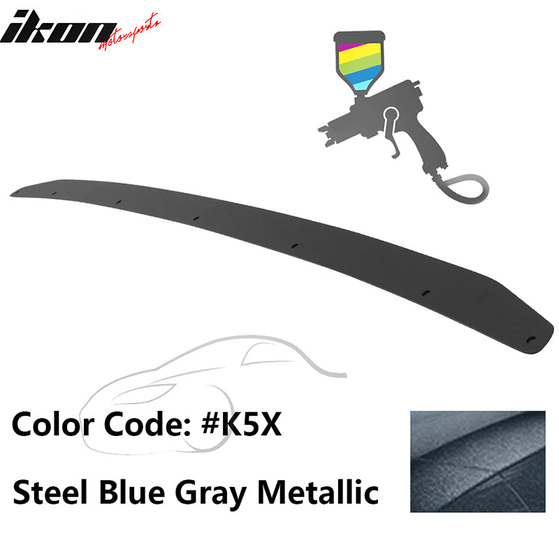 2015-2021 Subaru WRX OE Steel Blue Gray Metallic Gurney Flap Aluminum