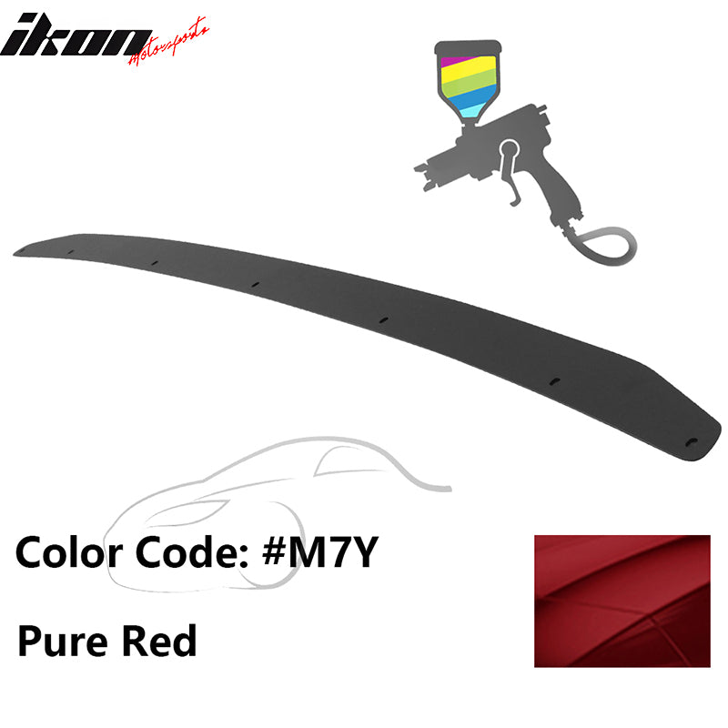 2015-2021 Subaru WRX STI OE Style Pure Red Gurney Flap Aluminum