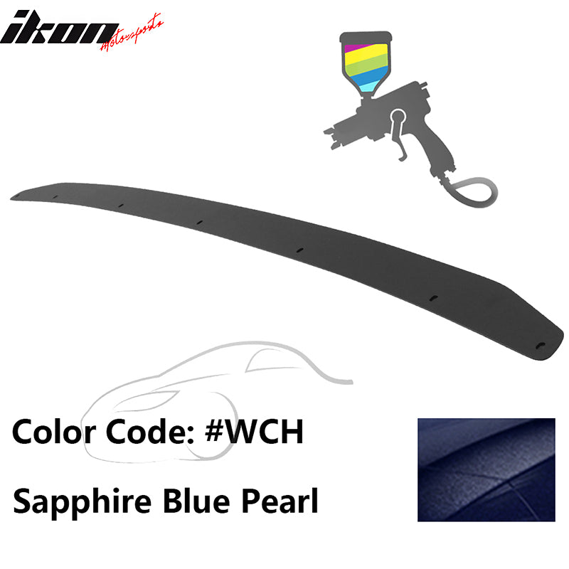 2015-2021 Subaru WRX OE Sapphire Blue Pearl Rear Gurney Flap Aluminum