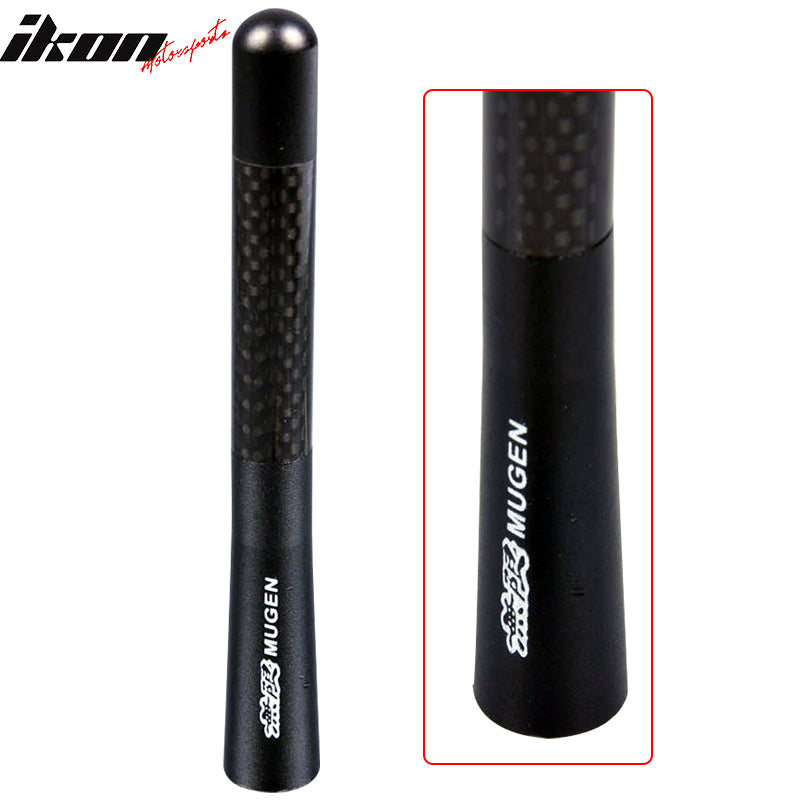 Clearance Sale Carbon Fiber Mugen Car Antenna Short 4.7 Inch 12cm Black Radio FM