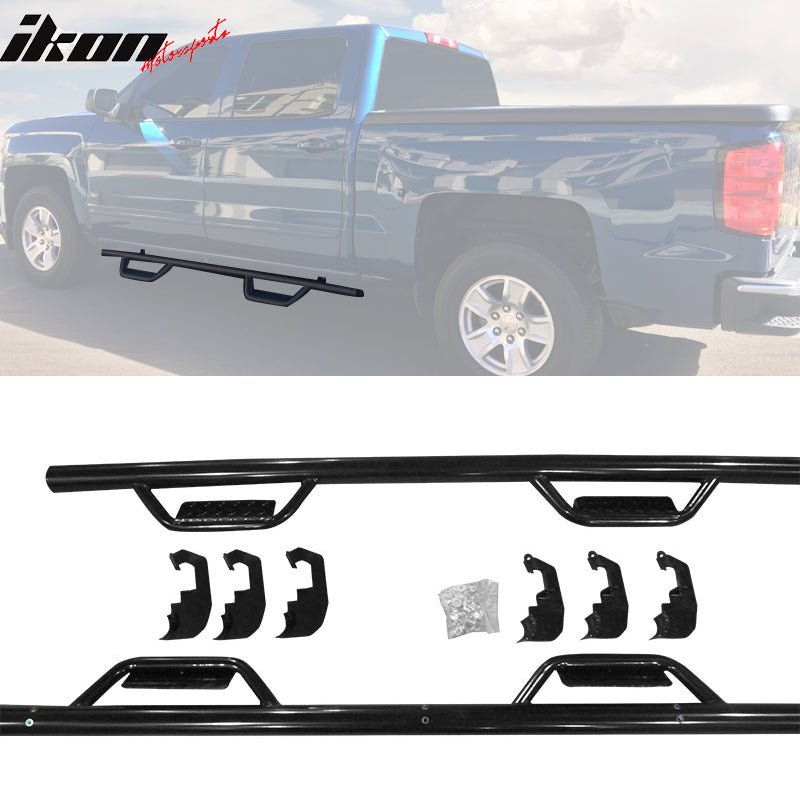 2007-2018 Chevy Silverado & GMC Sierra Crew Cab Running Board Nerf Bar