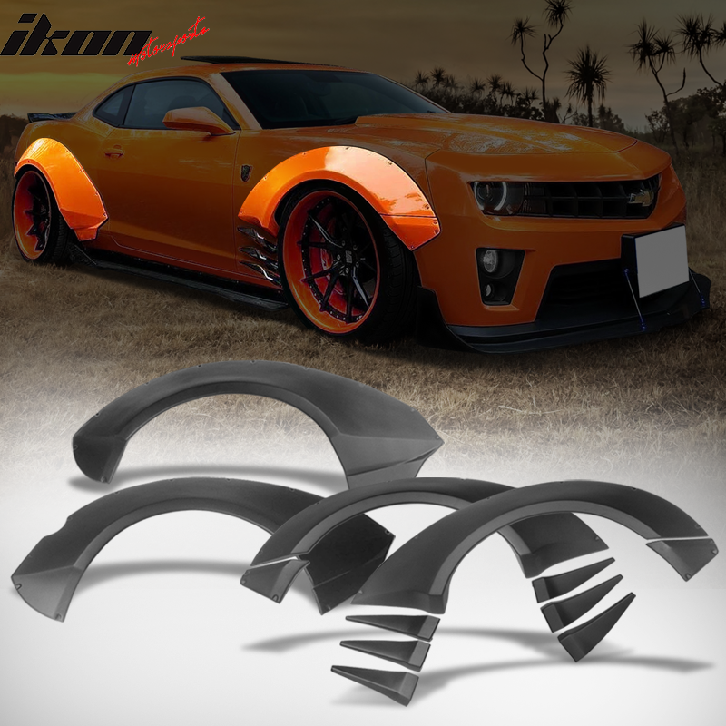 2010-2015 Chevrolet Camaro ZL1 MB Style Unpainted Fender Flares PP