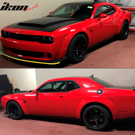 Fits 18-23 Dodge Challenger Demon Model Only Fender Flares DM Style Unpainted PP