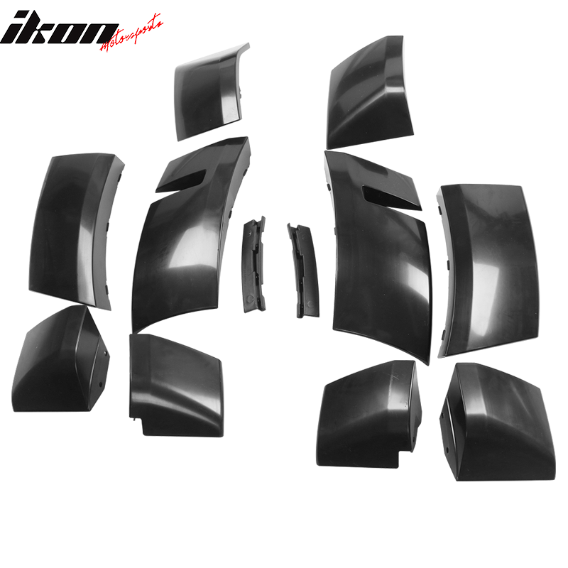 Fits 15-23 Dodge Challenger Base Model Fender Flares Demon Style Unpainted PP