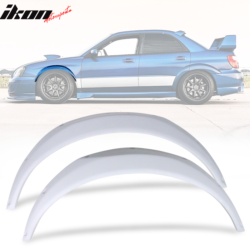 2002-2007 Subaru Impreza WRX STi Front Fender Flares Kits - FRP