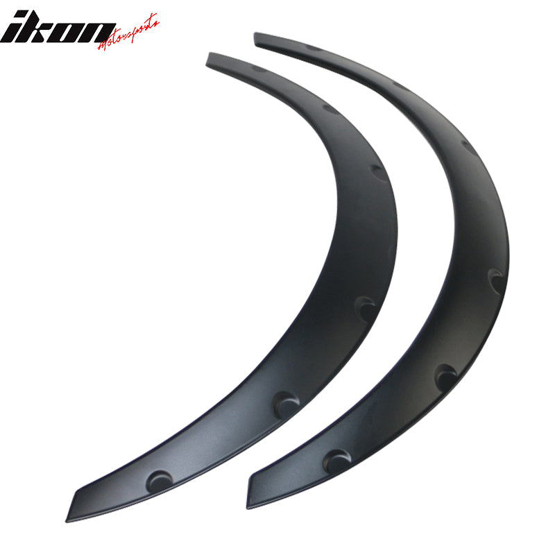 Ikon V2 Universal 50mm Front & 70mm Wide Rear PU Fender Flares Set of 4