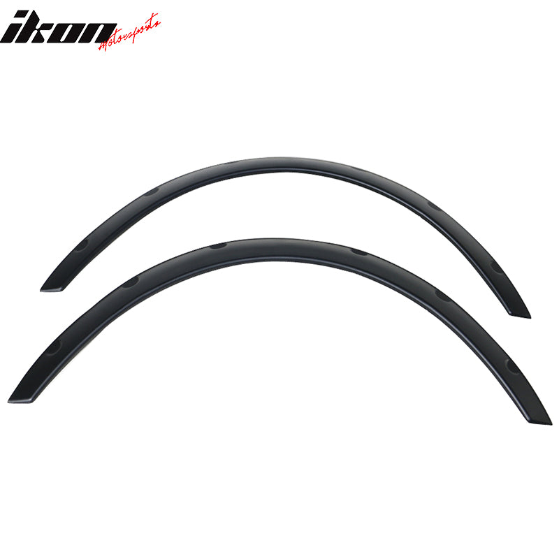 Ikon V2 Universal 50mm Front & 70mm Wide Rear PU Fender Flares Set of 4