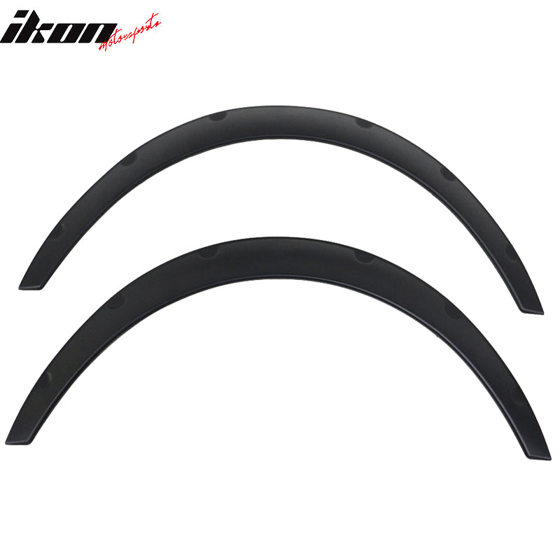 Ikon V2 Universal 50mm Wide PU Fender Flares 4 Pieces Set