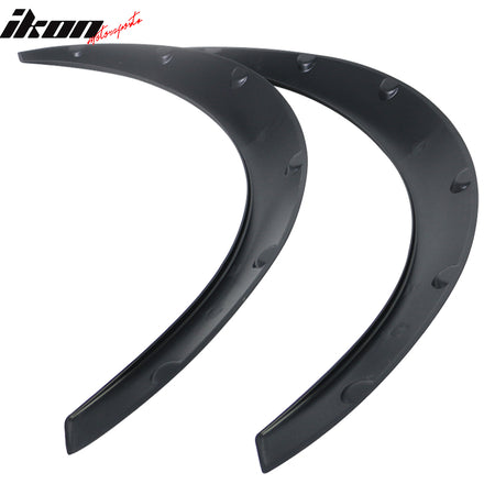 Ikon V2 Universal 50mm Wide PU Fender Flares 4 Pieces Set