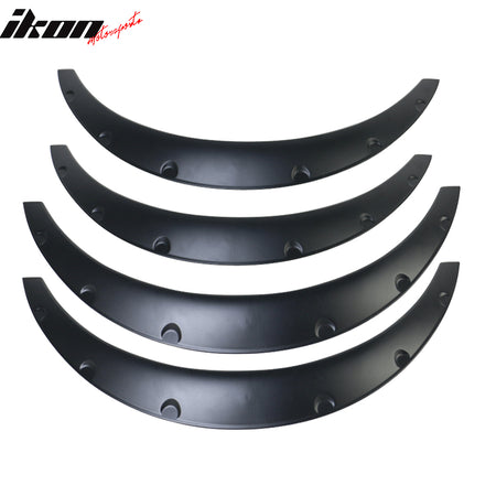 Ikon V2 Universal 50mm Wide PU Fender Flares 4 Pieces Set