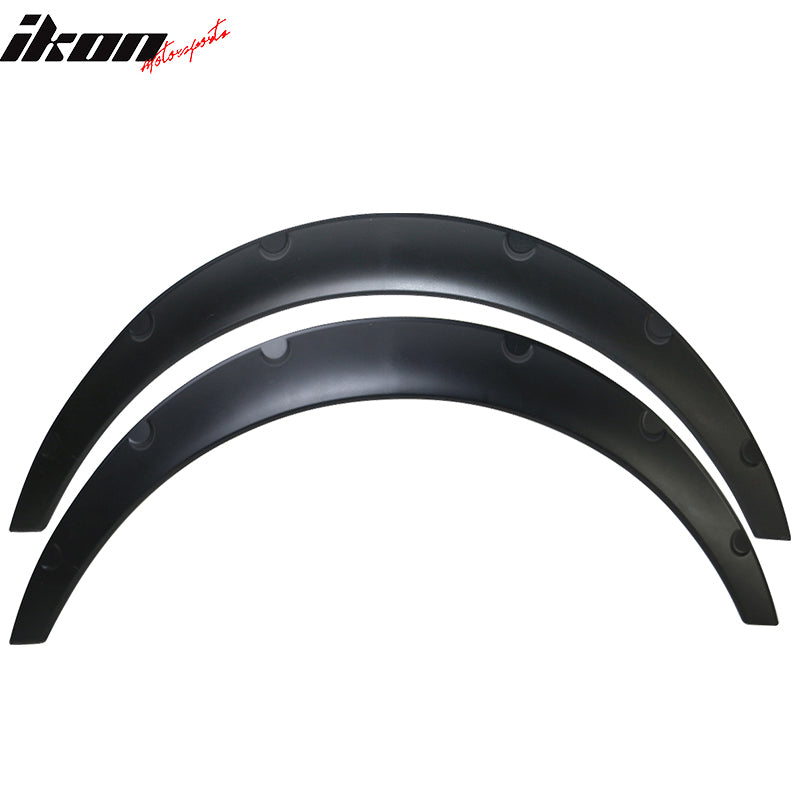 Ikon V2 Universal 50mm Front & 70mm Wide Rear PU Fender Flares Set of 4