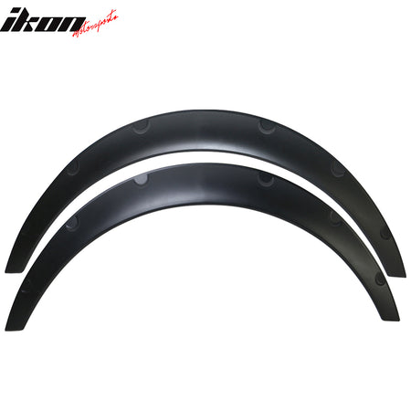 Ikon V2 Universal 50mm Front & 70mm Wide Rear PU Fender Flares Set of 4