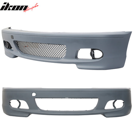 Fits 00-06 E46 3 Series 2Dr MT M Sport Front Bumper Cover Guard Replacement