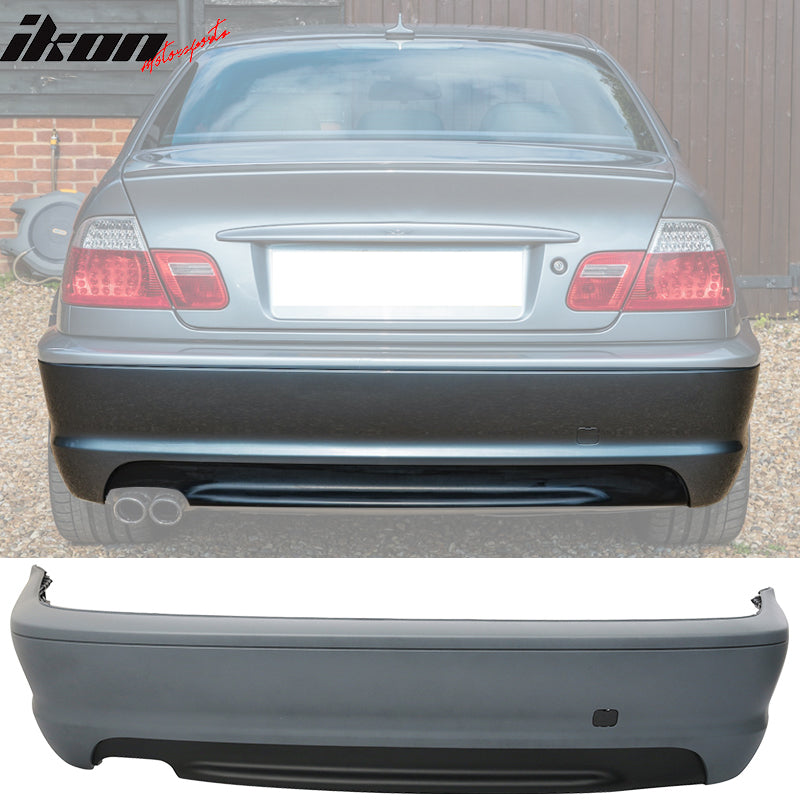 2000-2006 BMW E46 3-Series Coupe 2Dr MT M Sport Rear Bumper Cover PP