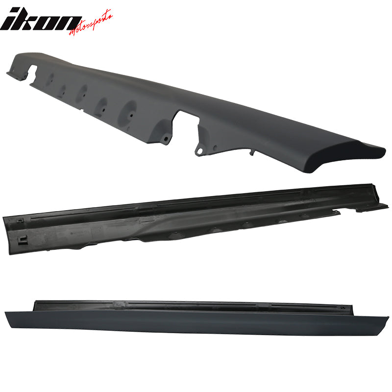 Fits 99-05 BMW E46 3 Series 4Dr MT M Sport PP Side Skirts