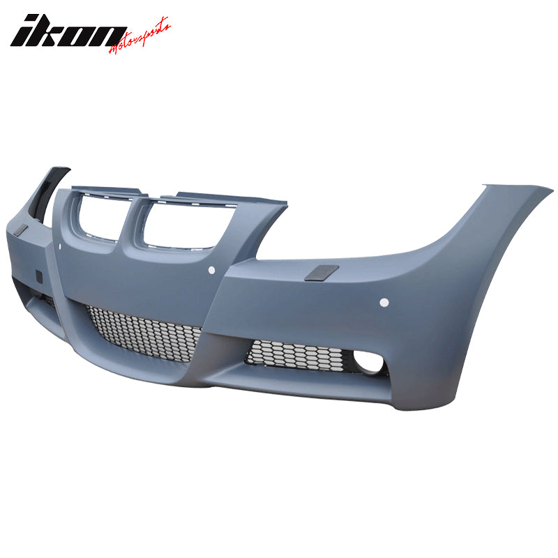 Fits 06-08 BMW E90 3-Series Pre-LCI M-Tech Style Front Bumper Cover Conversion