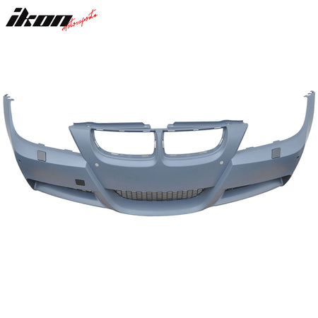 Fits 06-08 BMW E90 3-Series Pre-LCI M-Tech Style Front Bumper Cover Conversion