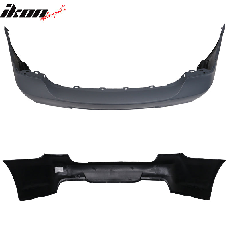 Fits 06-11 E90 3 Series Sedan 335 335i MT Msport Rear Bumper Cover&Diffuser