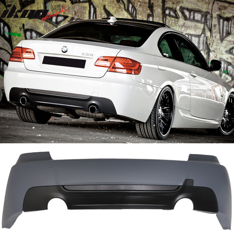 Fits 07-13 E92 Coupe 335 335i MT Msport Rear Bumper&Diffuser