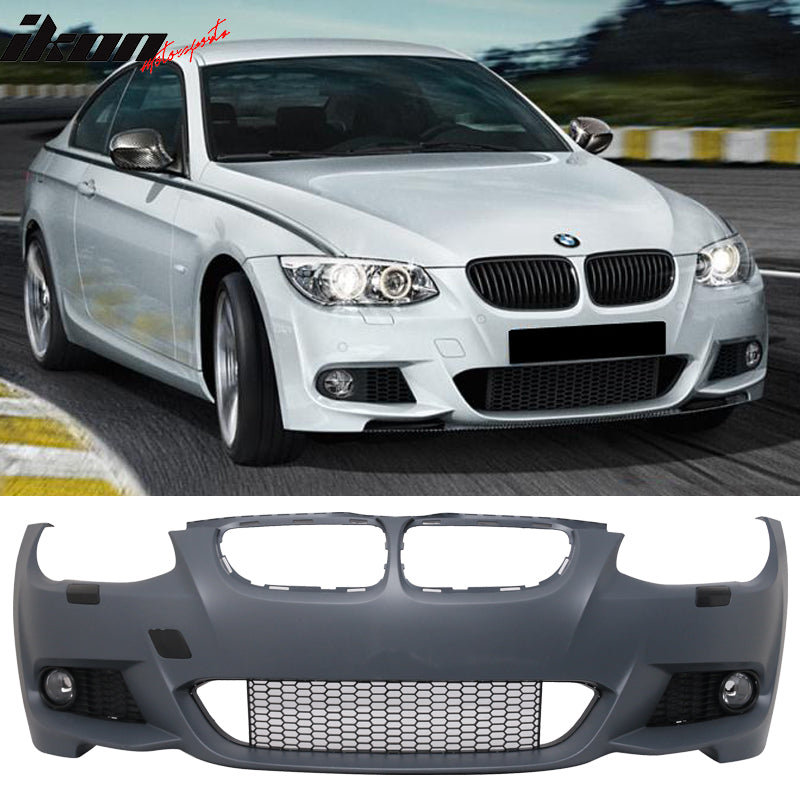 2011-2013 BMW E92 LCI M-T Msport Front Bumper Cover + Fog Lamps