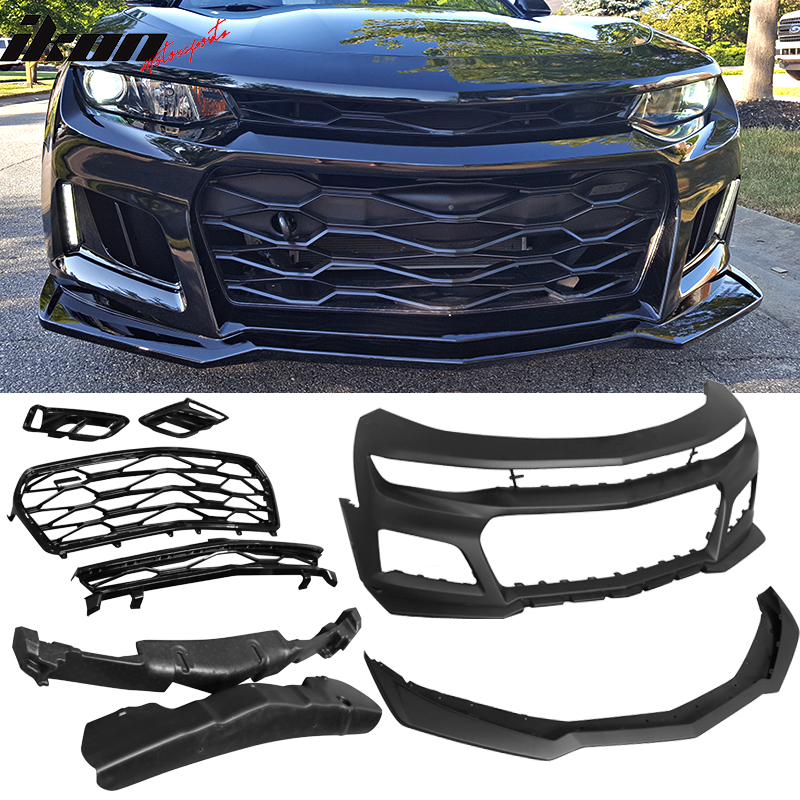 2016-2018 Chevrolet Camaro ZL1 Style Front Bumper & OE Rear Diffuser