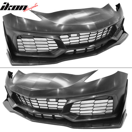 Fits 14-19 Chevy Corvette C7 PP Front Bumper Conversion Kits Upgrade To 2019 ZR1