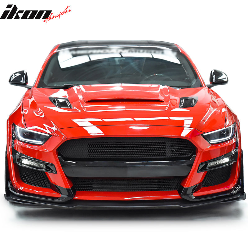 Replacement Front Lip for 15-17 Ford Mustang GT500 Style Front Bumper - PP