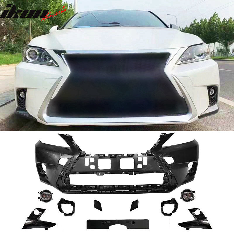 2011-2013 Lexus CT200h F Sport Style Unpainted Front Bumper Cover PP