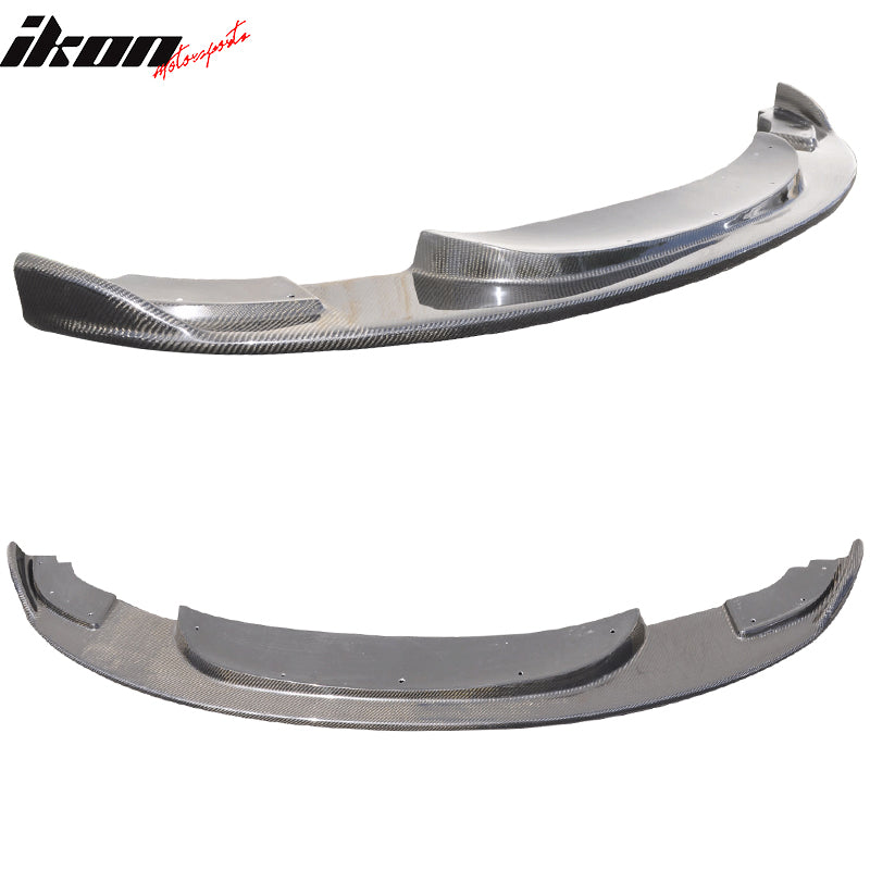 Compatible With 2006-2011 BMW E90 E1991 3 Series CF H Style Front Bumper Lip For Aftermarket M Bumper