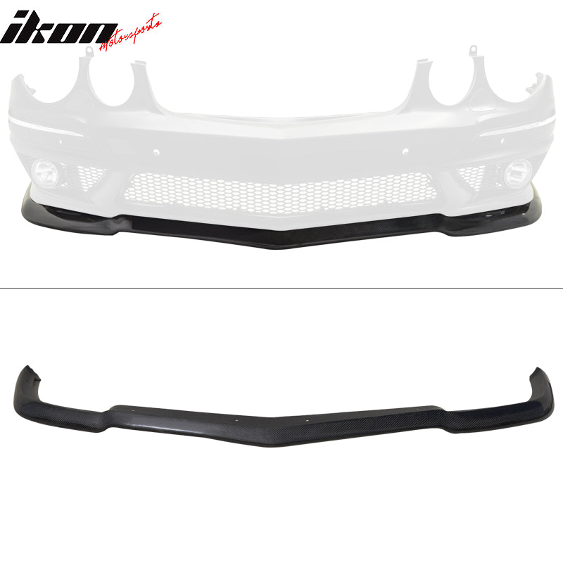 2007-2009 Benz W211 E-Class H Style Unpainted Front Bumper Lip PP