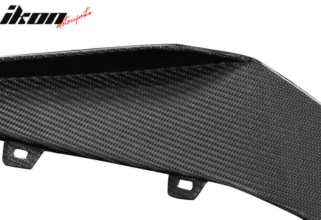 Fits 23-25 Chevrolet Corvette C8 Z06 E-Ray ZR1 Front Bumper Canards Carbon Fiber