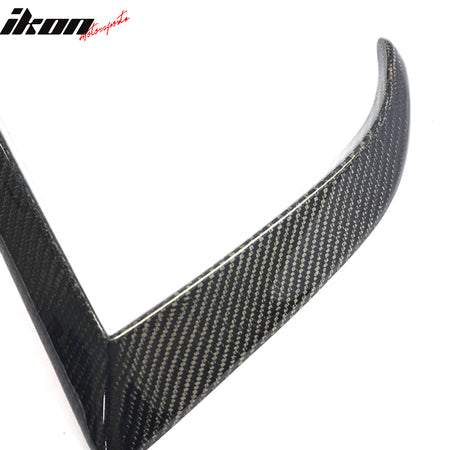 For 21-23 Tesla Model S Revozport Carbon Fiber Front Bumper Canard Splitter 2PCS