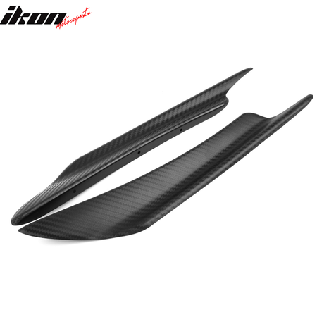 Clearance Sale Universal Texture Carbon Fiber V1 A Front Bumper Lip Canards 40CM