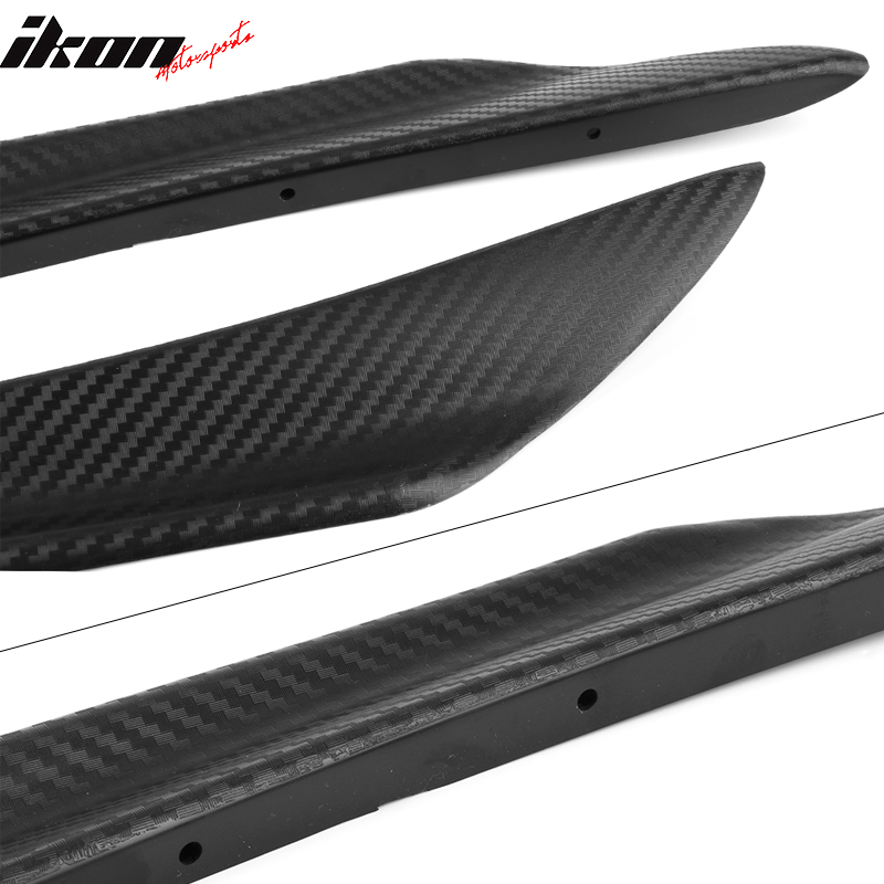 Clearance Sale Universal Texture Carbon Fiber V1 A Front Bumper Lip Canards 40CM