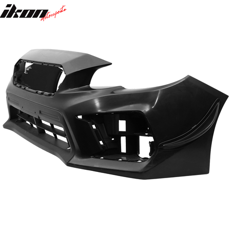 Fits 18-21 Subaru WRX STI WRC Style Front Bumper Canards 2 PC - PU