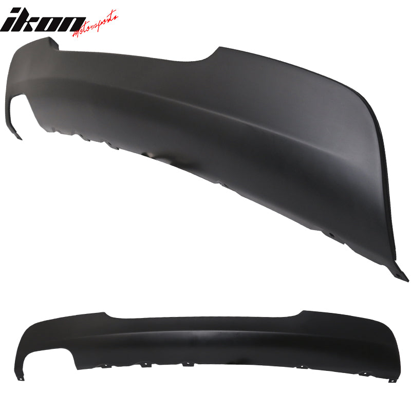 Fits 06-11 BMW E90 3-Series Sedan M-Tech Msport Rear Bumper Lip Diffuser - PP