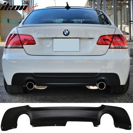 Fits 07-13 E92 3 Series Coupe 335 335i MT Msport Rear Bumper Cover&Diffuser