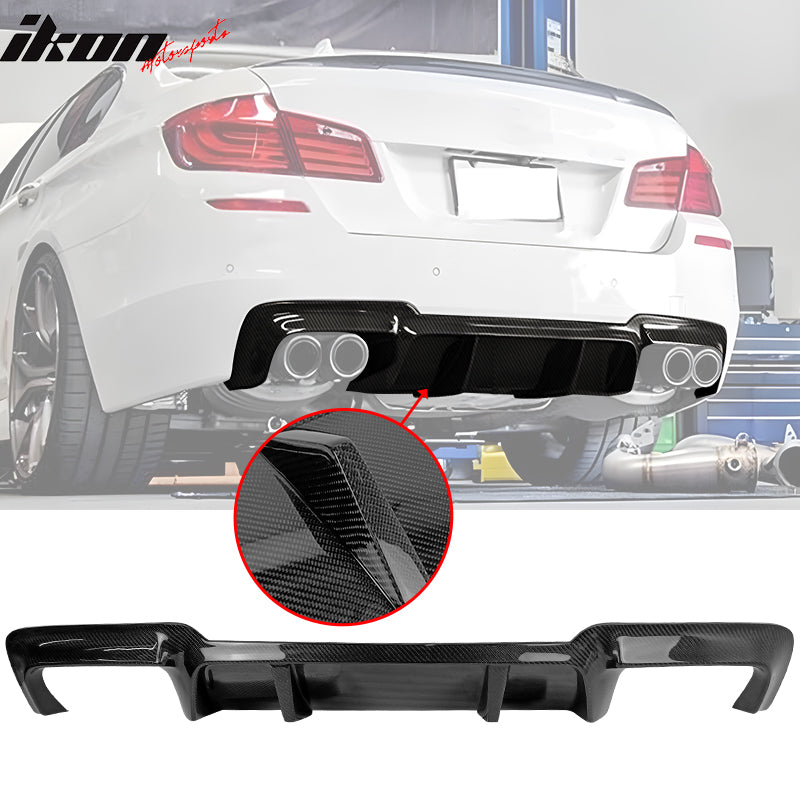 2011-2016 BMW F10 M5 M-Tech Style Rear Bumper Diffuser Carbon Fiber