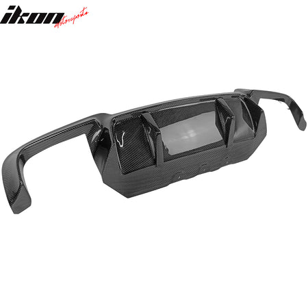 Fits 11-16 BMW F10 M5 M-Tech M Sport Style Rear Bumper Lip Diffuser Carbon Fiber