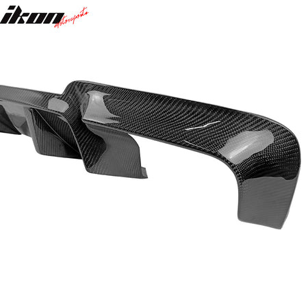 Fits 11-16 BMW F10 M5 M-Tech M Sport Style Rear Bumper Lip Diffuser Carbon Fiber