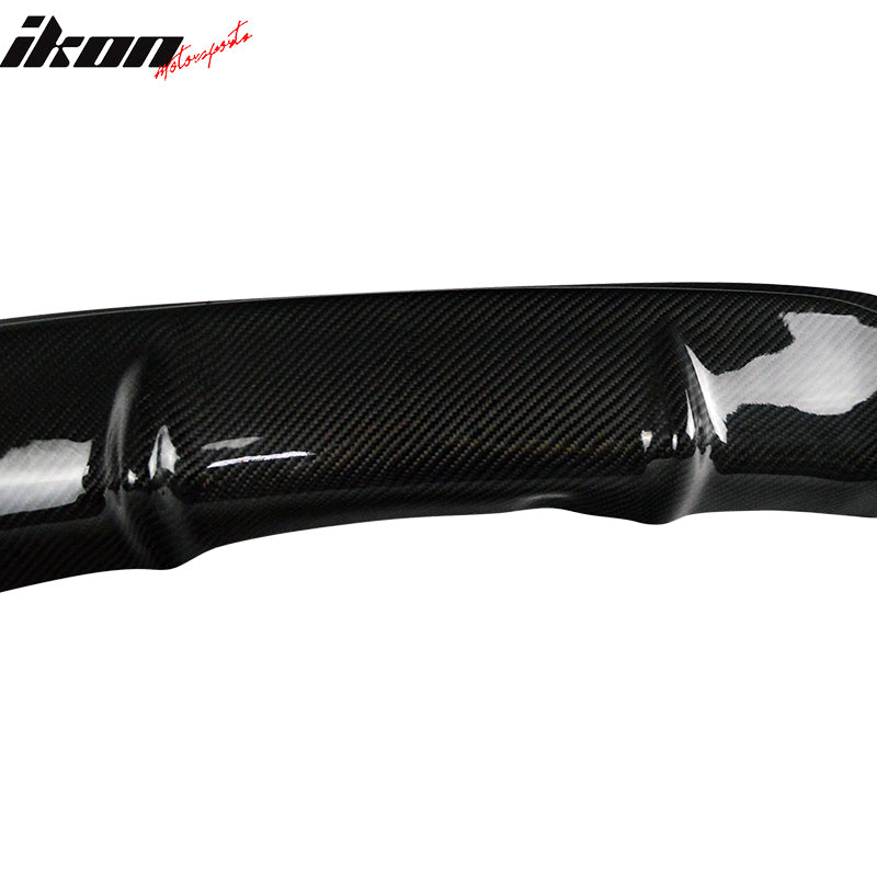 Fits 14-20 BMW F32 M Sport Rear Bumper Lip Diffuser V Style Carbon Fiber Spoiler