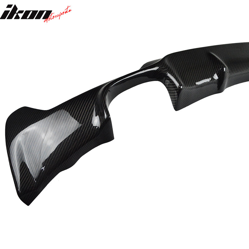 Fits 14-20 BMW F32 M Sport Rear Bumper Lip Diffuser V Style Carbon Fiber Spoiler