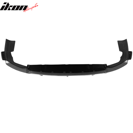 Fits 20-24 BMW G06 X6 M Sport IKON Carbon Fiber Print Rear Diffuser PP 3PCS