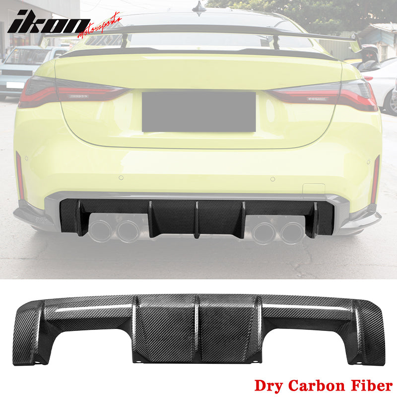 2021-2024 BMW G80 M3 G82 G83 M4 Rear Bumper Diffuser Dry Carbon Fiber