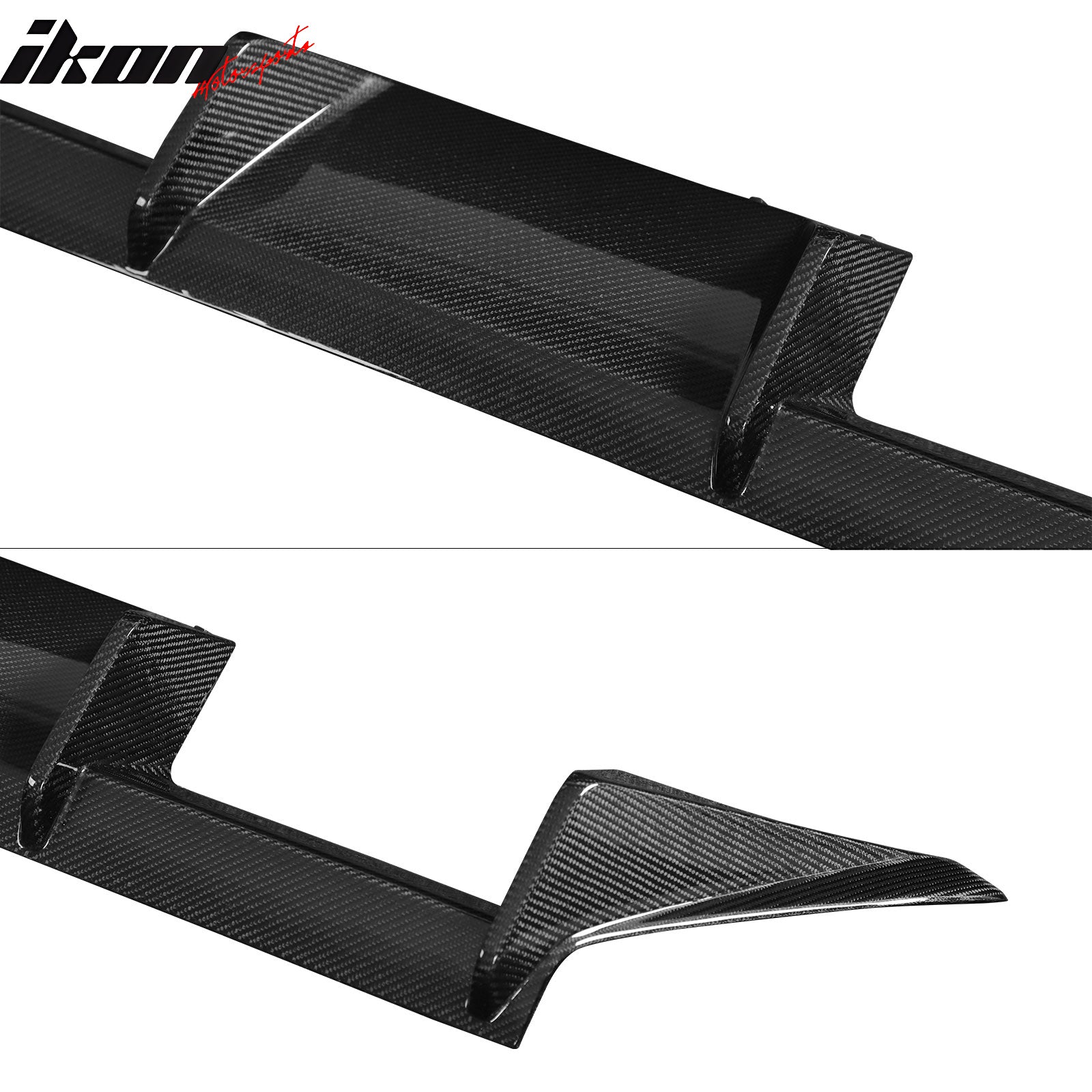 Fits 23-24 BMW G87 M2 M Performance Style Rear Bumper Lip Diffuser Carbon Fiber