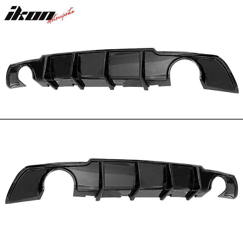 Fits 15-23 Chrysler 300 Shark Fin Rear Diffuser Lip with LED Light