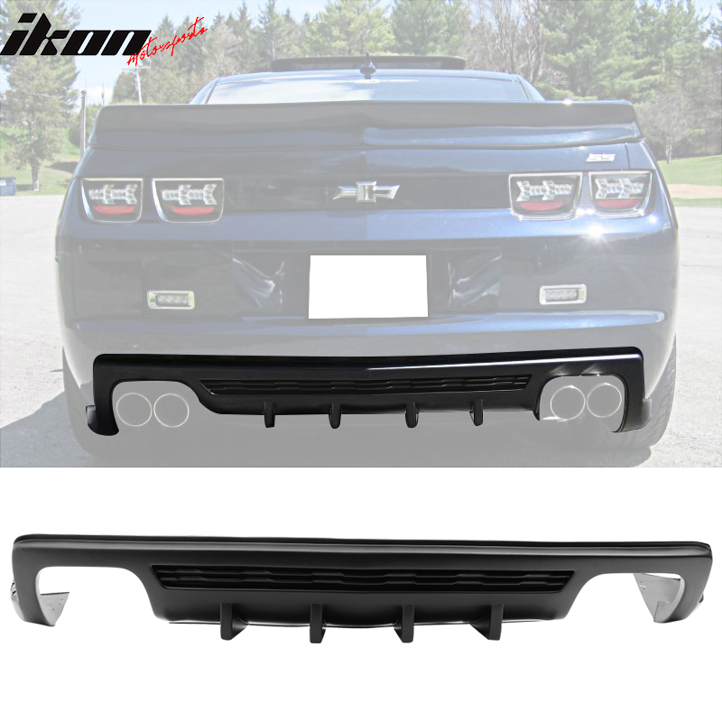 2010-2013 Chevrolet Camaro ZL1 Model Ik Style Shark Fin Rear Diffuser