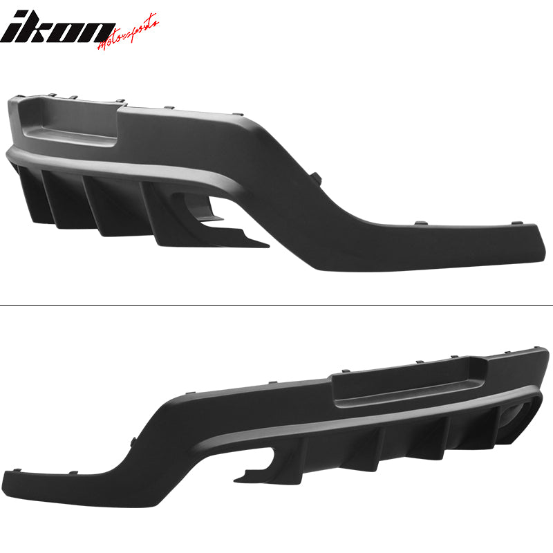 Fits 14-15 Chevy Camaro ZL1 Rear Diffuser Bumper Lip Lower Valance PP Spats Kit