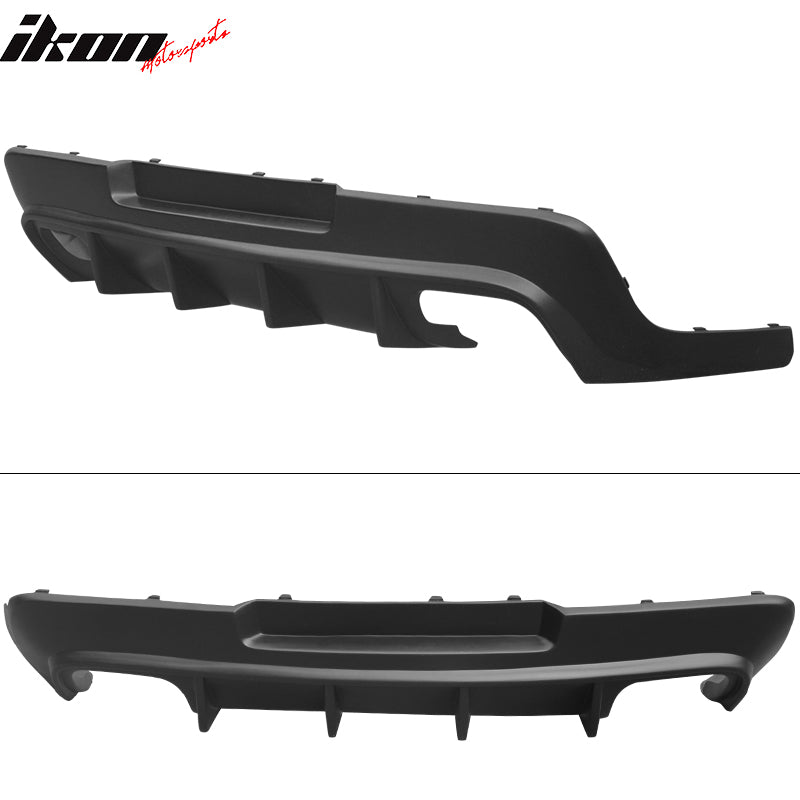 Fits 14-15 Chevy Camaro ZL1 Rear Diffuser Bumper Lip Lower Valance PP Spats Kit